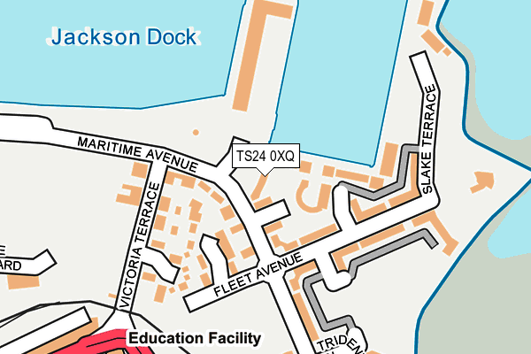 TS24 0XQ map - OS OpenMap – Local (Ordnance Survey) TS24 0XQ map - OS OpenMap – Local (Ordnance Survey)