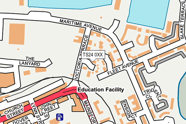 TS24 0XX map - OS OpenMap – Local (Ordnance Survey) TS24 0XX map - OS OpenMap – Local (Ordnance Survey)