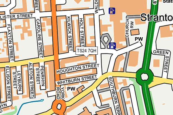 TS24 7QH map - OS OpenMap – Local (Ordnance Survey) TS24 7QH map - OS OpenMap – Local (Ordnance Survey)
