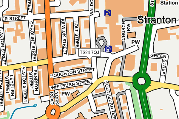 TS24 7QJ map - OS OpenMap – Local (Ordnance Survey) TS24 7QJ map - OS OpenMap – Local (Ordnance Survey)