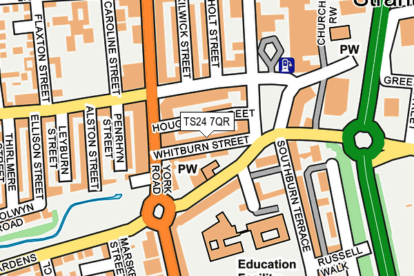 TS24 7QR map - OS OpenMap – Local (Ordnance Survey) TS24 7QR map - OS OpenMap – Local (Ordnance Survey)