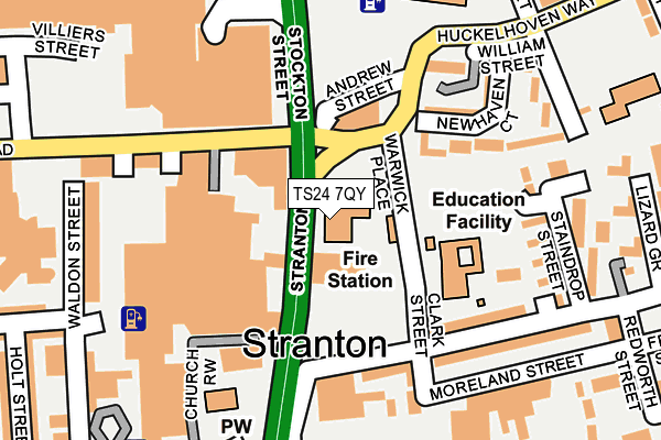 TS24 7QY map - OS OpenMap – Local (Ordnance Survey) TS24 7QY map - OS OpenMap – Local (Ordnance Survey)