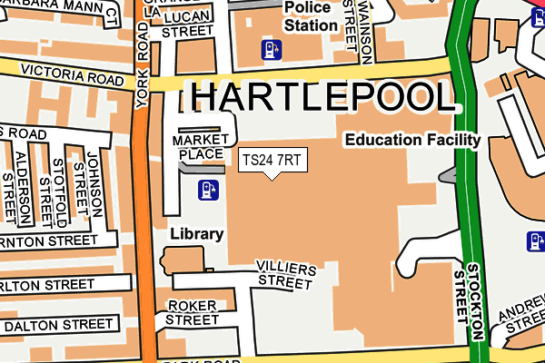 TS24 7RT map - OS OpenMap – Local (Ordnance Survey) TS24 7RT map - OS OpenMap – Local (Ordnance Survey)
