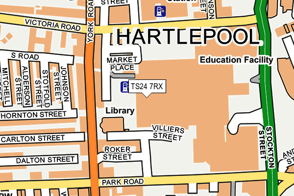 TS24 7RX map - OS OpenMap – Local (Ordnance Survey) TS24 7RX map - OS OpenMap – Local (Ordnance Survey)