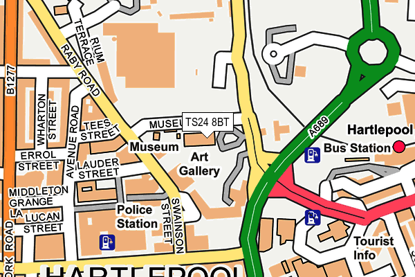 TS24 8BT map - OS OpenMap – Local (Ordnance Survey) TS24 8BT map - OS OpenMap – Local (Ordnance Survey)