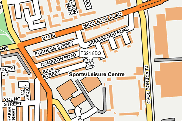 TS24 8DQ map - OS OpenMap – Local (Ordnance Survey) TS24 8DQ map - OS OpenMap – Local (Ordnance Survey)