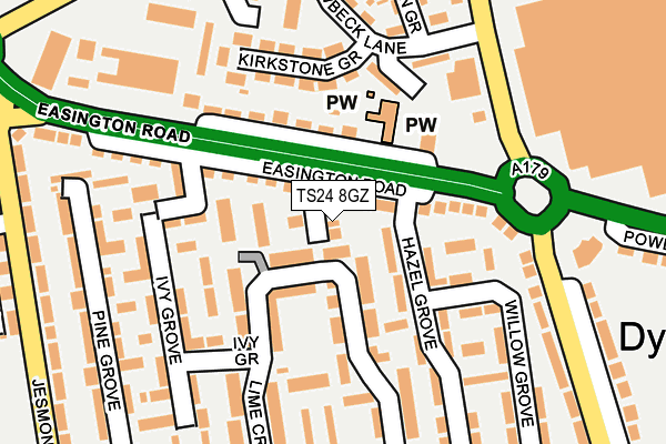 TS24 8GZ map - OS OpenMap – Local (Ordnance Survey) TS24 8GZ map - OS OpenMap – Local (Ordnance Survey)