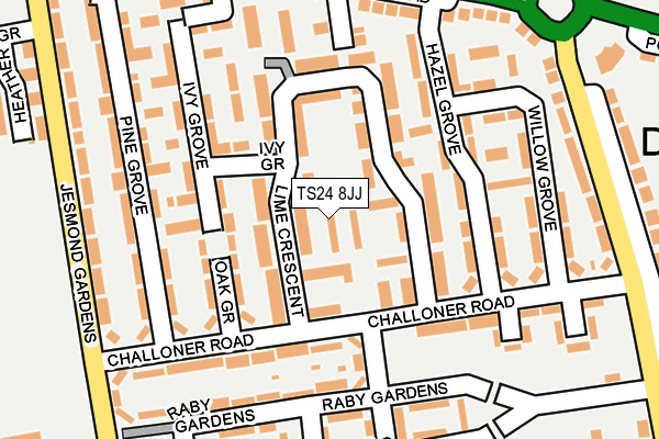 TS24 8JJ map - OS OpenMap – Local (Ordnance Survey) TS24 8JJ map - OS OpenMap – Local (Ordnance Survey)