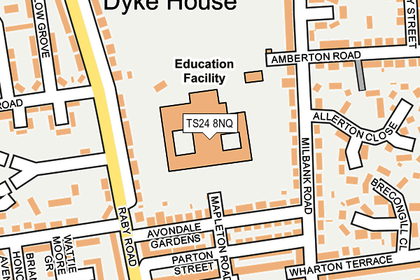 TS24 8NQ map - OS OpenMap – Local (Ordnance Survey) TS24 8NQ map - OS OpenMap – Local (Ordnance Survey)