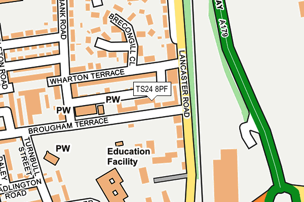 TS24 8PF map - OS OpenMap – Local (Ordnance Survey) TS24 8PF map - OS OpenMap – Local (Ordnance Survey)