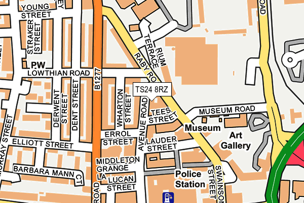 TS24 8RZ map - OS OpenMap – Local (Ordnance Survey) TS24 8RZ map - OS OpenMap – Local (Ordnance Survey)