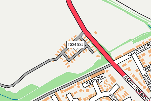 TS24 9SJ map - OS OpenMap – Local (Ordnance Survey) TS24 9SJ map - OS OpenMap – Local (Ordnance Survey)