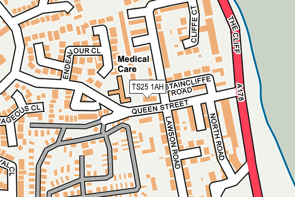 TS25 1AH map - OS OpenMap – Local (Ordnance Survey) TS25 1AH map - OS OpenMap – Local (Ordnance Survey)