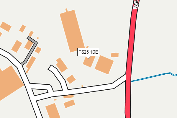 TS25 1DE map - OS OpenMap – Local (Ordnance Survey) TS25 1DE map - OS OpenMap – Local (Ordnance Survey)