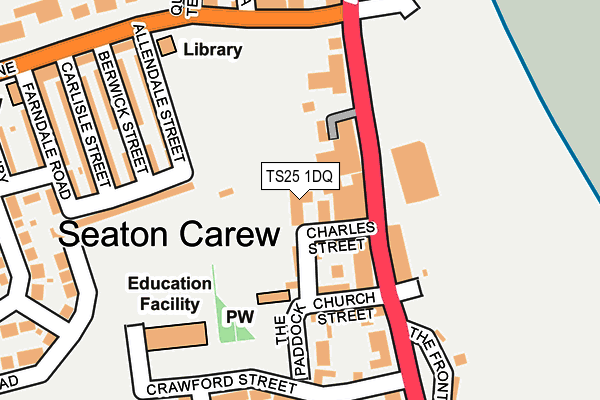 TS25 1DQ map - OS OpenMap – Local (Ordnance Survey) TS25 1DQ map - OS OpenMap – Local (Ordnance Survey)