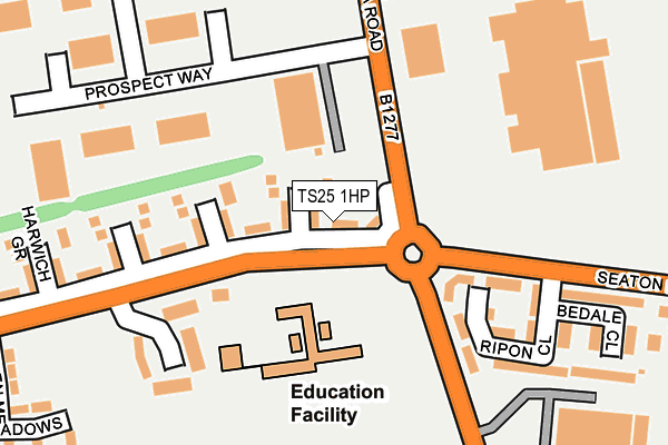 TS25 1HP map - OS OpenMap – Local (Ordnance Survey) TS25 1HP map - OS OpenMap – Local (Ordnance Survey)