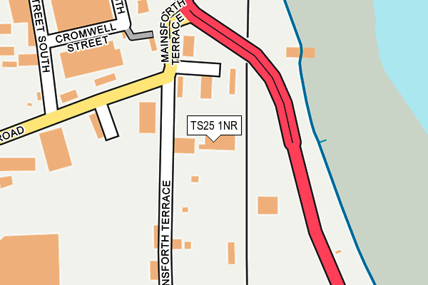 TS25 1NR map - OS OpenMap – Local (Ordnance Survey) TS25 1NR map - OS OpenMap – Local (Ordnance Survey)