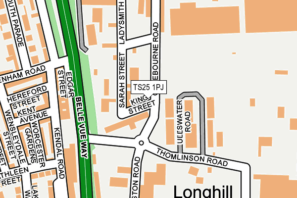 TS25 1PJ map - OS OpenMap – Local (Ordnance Survey) TS25 1PJ map - OS OpenMap – Local (Ordnance Survey)