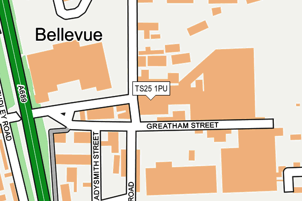 TS25 1PU map - OS OpenMap – Local (Ordnance Survey) TS25 1PU map - OS OpenMap – Local (Ordnance Survey)