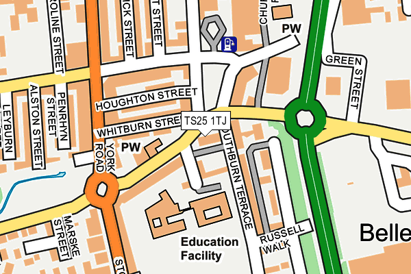 TS25 1TJ map - OS OpenMap – Local (Ordnance Survey) TS25 1TJ map - OS OpenMap – Local (Ordnance Survey)