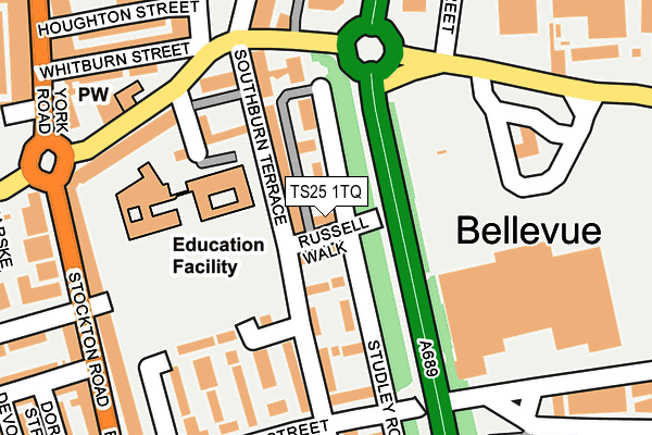 TS25 1TQ map - OS OpenMap – Local (Ordnance Survey) TS25 1TQ map - OS OpenMap – Local (Ordnance Survey)