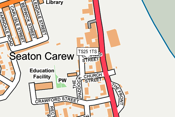 TS25 1TS map - OS OpenMap – Local (Ordnance Survey) TS25 1TS map - OS OpenMap – Local (Ordnance Survey)