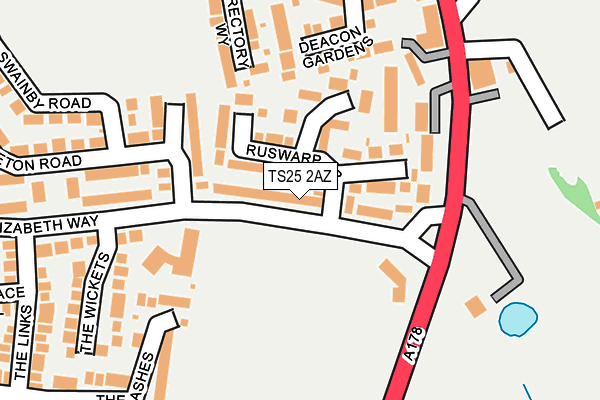 TS25 2AZ maps, stats, and open data