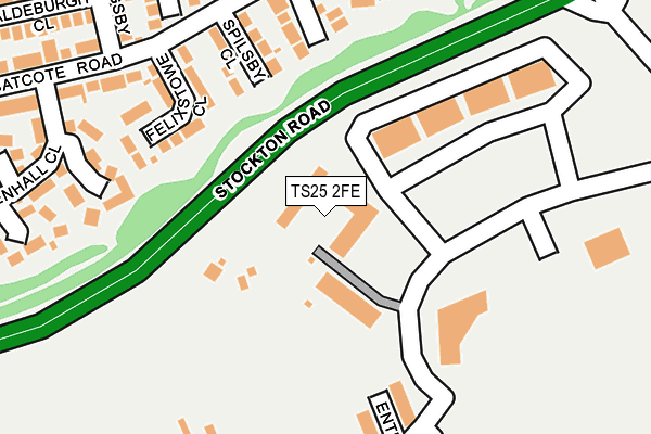 TS25 2FE map - OS OpenMap – Local (Ordnance Survey) TS25 2FE map - OS OpenMap – Local (Ordnance Survey)