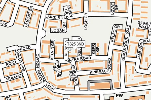 TS25 3ND map - OS OpenMap – Local (Ordnance Survey) TS25 3ND map - OS OpenMap – Local (Ordnance Survey)