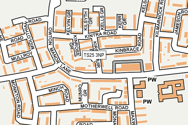 TS25 3NP map - OS OpenMap – Local (Ordnance Survey) TS25 3NP map - OS OpenMap – Local (Ordnance Survey)