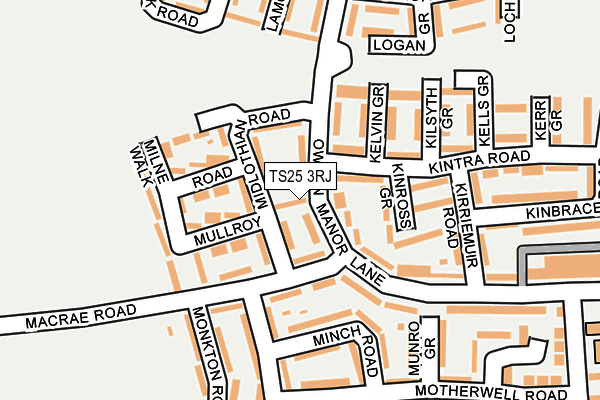 TS25 3RJ map - OS OpenMap – Local (Ordnance Survey) TS25 3RJ map - OS OpenMap – Local (Ordnance Survey)