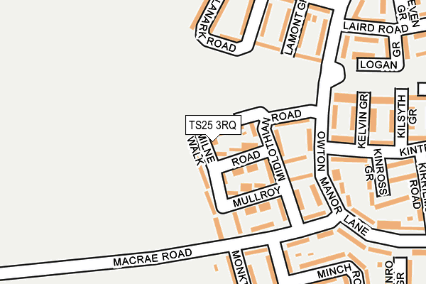 TS25 3RQ map - OS OpenMap – Local (Ordnance Survey) TS25 3RQ map - OS OpenMap – Local (Ordnance Survey)