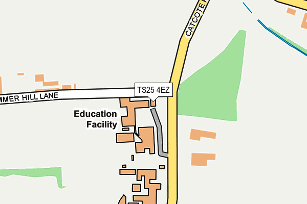 TS25 4EZ map - OS OpenMap – Local (Ordnance Survey) TS25 4EZ map - OS OpenMap – Local (Ordnance Survey)