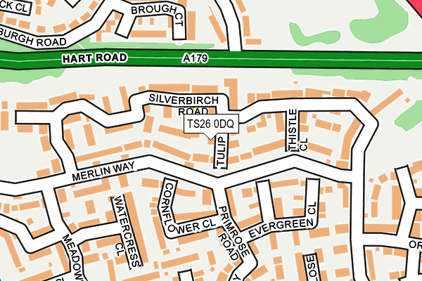 TS26 0DQ map - OS OpenMap – Local (Ordnance Survey) TS26 0DQ map - OS OpenMap – Local (Ordnance Survey)