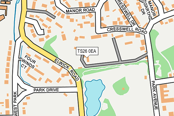 TS26 0EA map - OS OpenMap – Local (Ordnance Survey) TS26 0EA map - OS OpenMap – Local (Ordnance Survey)