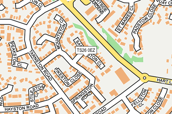 TS26 0EZ map - OS OpenMap – Local (Ordnance Survey) TS26 0EZ map - OS OpenMap – Local (Ordnance Survey)
