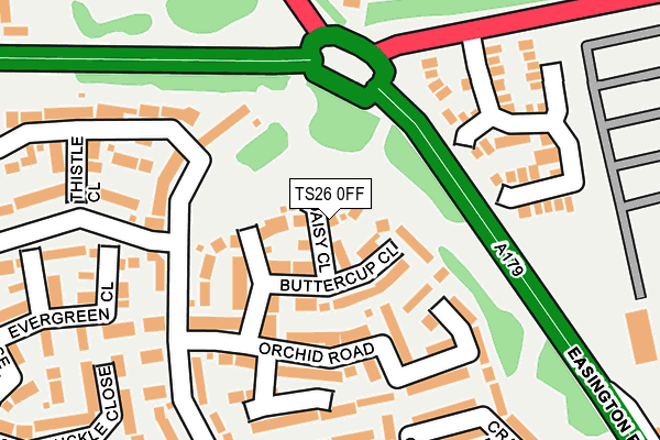TS26 0FF map - OS OpenMap – Local (Ordnance Survey) TS26 0FF map - OS OpenMap – Local (Ordnance Survey)