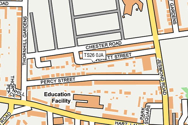 TS26 0JA map - OS OpenMap – Local (Ordnance Survey) TS26 0JA map - OS OpenMap – Local (Ordnance Survey)