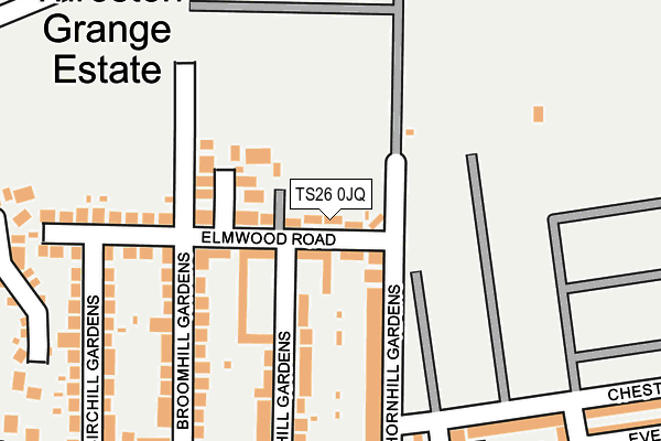 TS26 0JQ map - OS OpenMap – Local (Ordnance Survey) TS26 0JQ map - OS OpenMap – Local (Ordnance Survey)