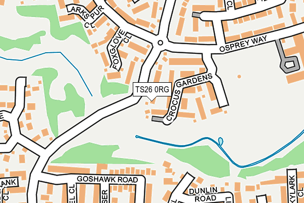 TS26 0RG map - OS OpenMap – Local (Ordnance Survey) TS26 0RG map - OS OpenMap – Local (Ordnance Survey)