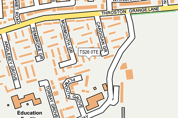 TS26 0TE map - OS OpenMap – Local (Ordnance Survey) TS26 0TE map - OS OpenMap – Local (Ordnance Survey)