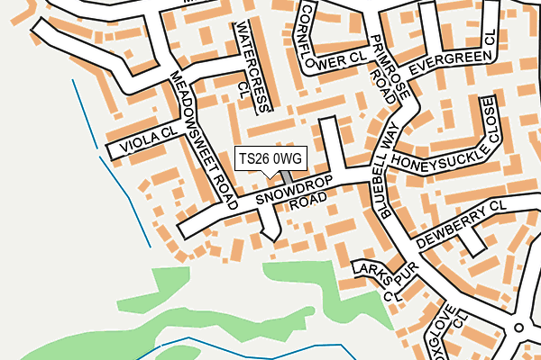 TS26 0WG map - OS OpenMap – Local (Ordnance Survey) TS26 0WG map - OS OpenMap – Local (Ordnance Survey)