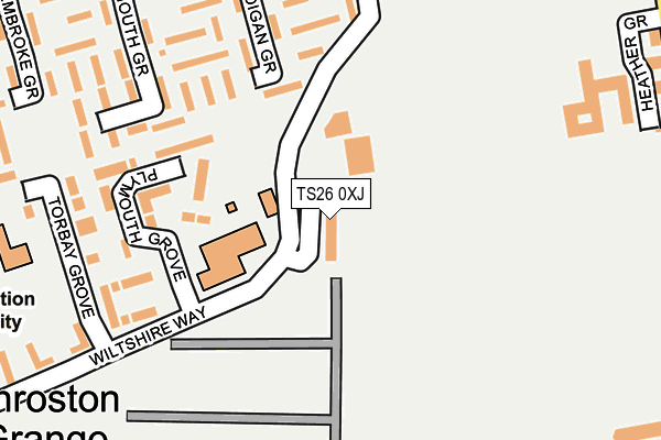 TS26 0XJ map - OS OpenMap – Local (Ordnance Survey) TS26 0XJ map - OS OpenMap – Local (Ordnance Survey)