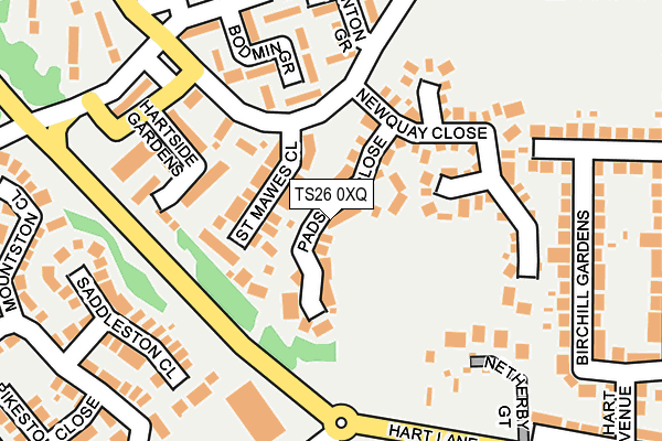 TS26 0XQ map - OS OpenMap – Local (Ordnance Survey) TS26 0XQ map - OS OpenMap – Local (Ordnance Survey)