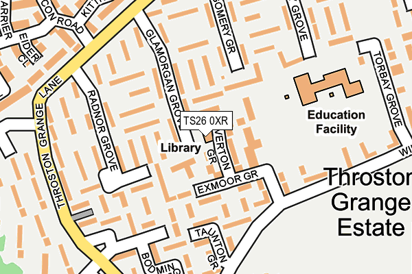 TS26 0XR map - OS OpenMap – Local (Ordnance Survey) TS26 0XR map - OS OpenMap – Local (Ordnance Survey)