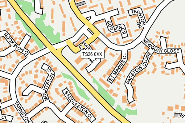 TS26 0XX map - OS OpenMap – Local (Ordnance Survey) TS26 0XX map - OS OpenMap – Local (Ordnance Survey)