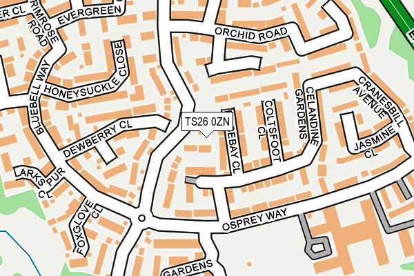 TS26 0ZN map - OS OpenMap – Local (Ordnance Survey) TS26 0ZN map - OS OpenMap – Local (Ordnance Survey)