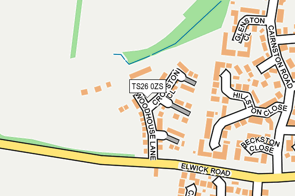 TS26 0ZS map - OS OpenMap – Local (Ordnance Survey) TS26 0ZS map - OS OpenMap – Local (Ordnance Survey)