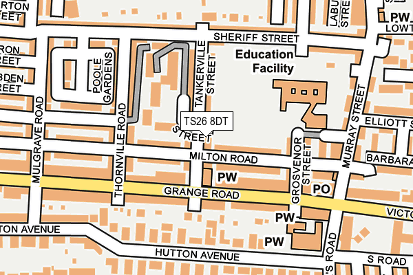 TS26 8DT map - OS OpenMap – Local (Ordnance Survey) TS26 8DT map - OS OpenMap – Local (Ordnance Survey)