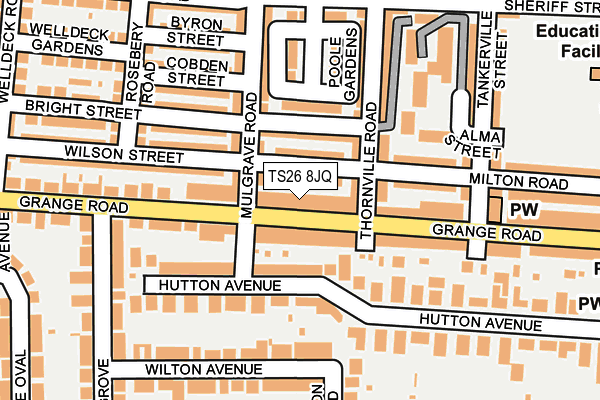 TS26 8JQ map - OS OpenMap – Local (Ordnance Survey) TS26 8JQ map - OS OpenMap – Local (Ordnance Survey)